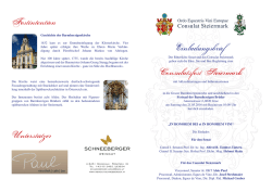 Einladung & Infos - Weinritter Steiermark