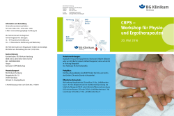 CRPS – Workshop für Physio- und