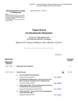PDF,34 KB - Niedersächsischer Landtag