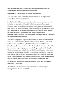 Zehn Heinkler haben trotz winterlichen Temperarturen bei Hagel