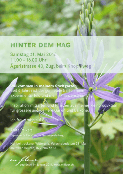 Einladung - en fleur