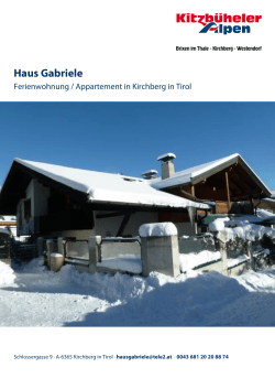 Haus Gabriele in Kirchberg in Tirol