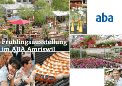 Informationen ABA-Fr&uuml;hlingsausstellung 2016