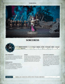 sorceress - Games Workshop