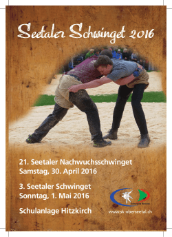 Seetaler Schwinget 2016 - Schwingklub Oberseetal