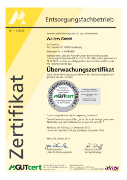 als PDF Dokument - Wallers-GmbH