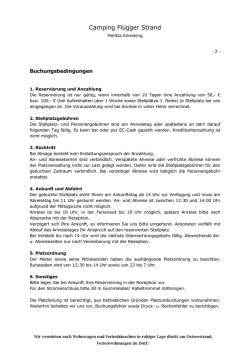 hier - Camping Fl&uuml;gger Strand