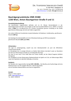 Bauträgergrundstücke ONR 25380 1230 Wien, Anton