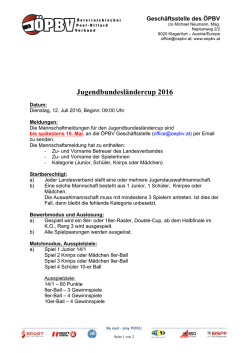 Jugend-Bundeslaendercup 2016