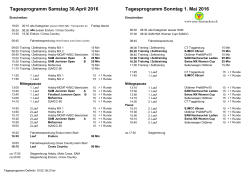 Tagesprogramm Motocross Mauren 2016