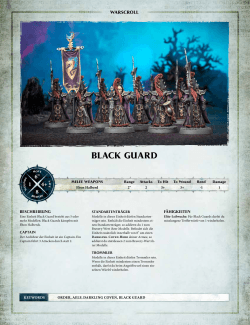 black guard - Games Workshop
