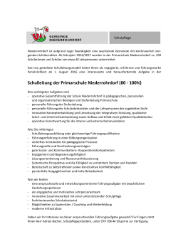 Schulleitung der Primarschule Niederrohrdorf (80