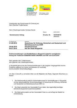 Gro&szlig;veranstaltungen unterst&uuml;tzen
