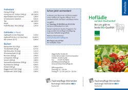 Hofl&auml;dle - Paulinenpflege Winnenden eV