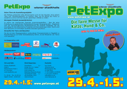 PetExpo - die faire Messe für Katze, Hund & Co