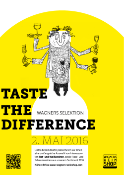 Einladung Wagner Tasting 2016