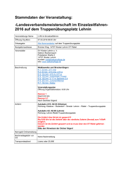 Allgemeine Informationen