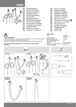 Montageanleitung Notice d`instructions Mounting