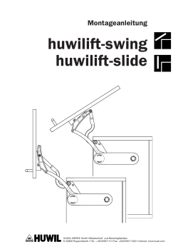 934-15 Montageanleitung Swing Slide
