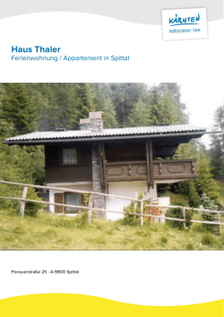 Haus Thaler in Spittal