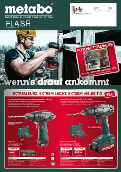 Metabo Flash - Knechtle Eisenwaren AG