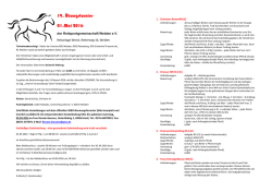 19. Übungsturnier 01.Mai 2016