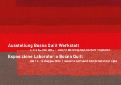 pdf, 330kB - Bosna Quilt Werkstatt