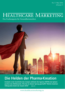 Healthcare Marketing 5-2016
