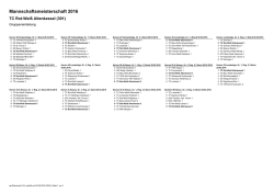 Gruppeneinteilung