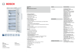 Bosch GSN51AW41 Stand-Gefrierschrank Vorgänger