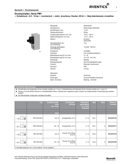 Druckschalter, Serie PM1