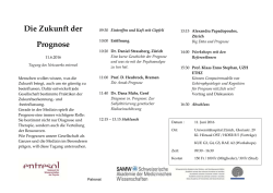 Die Zukunft der Prognose