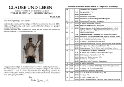 Gottesdienstordnung