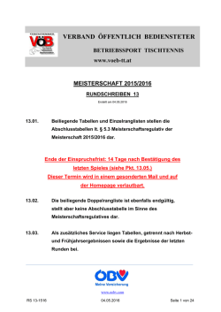 Direkter Link zum Rundschreiben