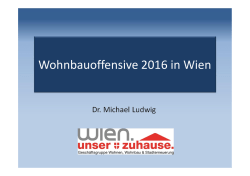 Dr. Ludwig Erste Bank Wohnbau Lounge 2016