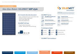 Glas-Glas-Modul: SOLARWATT 60P style