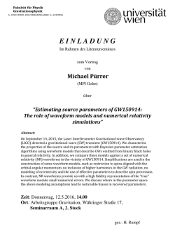 einladung - Fakult&auml;t f&uuml;r Physik
