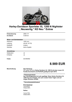 Detailansicht Harley-Davidson Sportster XL 1200 N