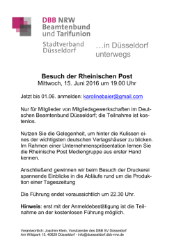 in D&uuml;sseldorf unterwegs