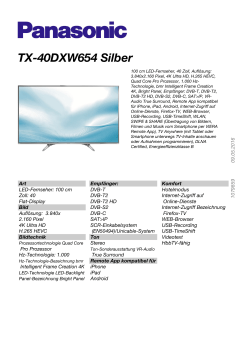 TX-40DXW654 Silber