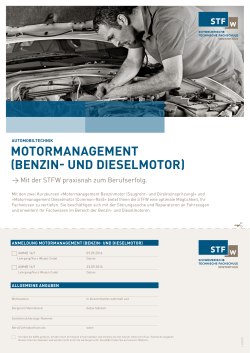 motormanagement (benzin- und dieselmotor)