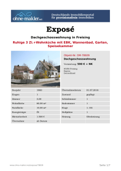 Exposé - Ohne