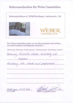 weber immobilien