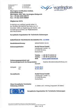Europäische Technische Zulassung (ETA