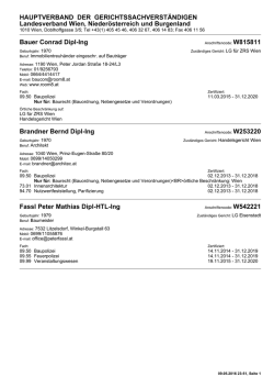 Druckansicht - Hauptverband