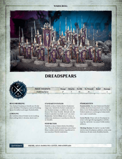 dreadspears - Games Workshop