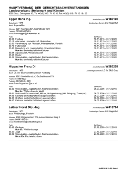 Druckansicht - Hauptverband