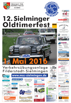 Plakat Oldtimerfestival 2016