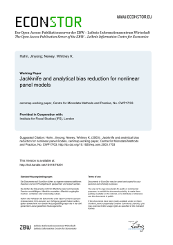 Jackknife and analytical bias reduction for nonlinear