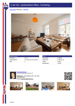 in der City - repr&auml;sentativer Altbau